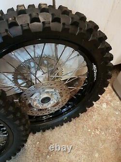 1996 To 2000 Rm 125 250 Wheels complete rebuild new did dirtstar rims new spokes