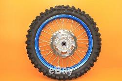 1998-2001 YZ250 YZ125 BLUE Excel Front Rear Wheel Set Complete Hub Rim Tire Spok