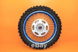 1998-2001 YZ250 YZ125 BLUE Excel Front Rear Wheel Set Complete Hub Rim Tire Spok