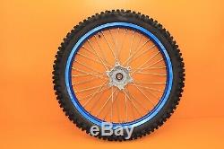 1998-2001 YZ250 YZ125 BLUE Excel Front Rear Wheel Set Complete Hub Rim Tire Spok