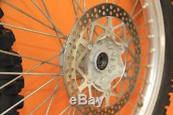 1998 96-98 YZ125 YZ250 OEM Front Rear Wheel Set Complete Hub Rim Spokes Tire