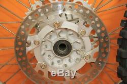 1998 96-98 YZ125 YZ250 OEM Front Rear Wheel Set Complete Hub Rim Spokes Tire