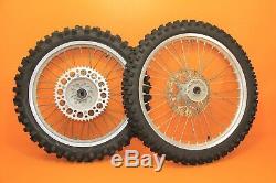 1998 96-98 YZ125 YZ250 OEM Front Rear Wheel Set Complete Hub Rim Spokes Tire