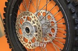 1999 96-00 RM125 RM250 OEM Front Rear Wheel Set Hub Rim Spokes Tires Complete