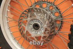 1999 99-02 KX250 KX 250 OEM Front Rear Wheel Set Complete Hub Rim Spokes Tires