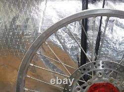 1999 Yamaha Yz250 Front Wheel Hub Spokes Rim Complete