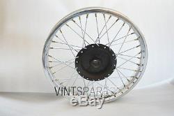 19half Width Front Wheel Rim Spokes &brake Complete Assembly Norton Bsa@24.7