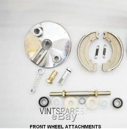 19half Width Front Wheel Rim Spokes &brake Complete Assembly Norton Bsa@24.7