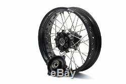 2.519/4.2517 Supermoto Motard Wheel Complete Rim Set For Suzuki Dr650se 98-18