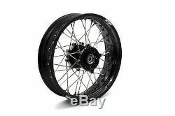 2.519/4.2517 Supermoto Motard Wheel Complete Rim Set For Suzuki Dr650se 98-18