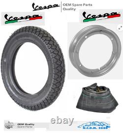 2 Complete Wheel Tires Vespa 50 2.75.9 Open Rim