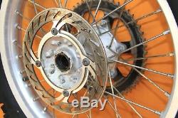 2000 00-01 CR250R CR250 OEM Front Rear Wheel Set Complete Hub Rim Spokes Center