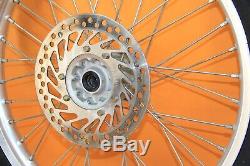 2000 00-01 CR250R CR250 OEM Front Rear Wheel Set Complete Hub Rim Spokes Center