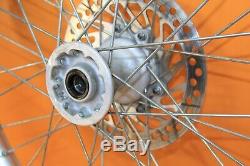 2000 00-01 CR250R CR250 OEM Front Rear Wheel Set Complete Hub Rim Spokes Center