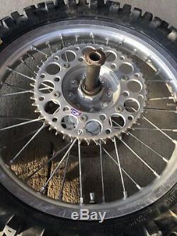 2002 Honda CR250R FRONT AND REAR Complete DID WHEEL RIM TIRE ROTOR WHEELS RIMS