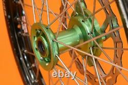 2003 03 KX250 KX 250 Front Rear Wheels Complete Wheel Set Hub Rim Assembly A