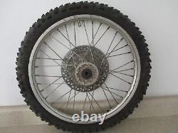 2003 HONDA CRF 150F 19 FRONT WHEEL RIM HUB COMPLETE With TIRE, FITS ALL, M170