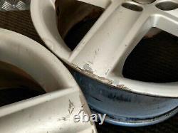 2004-11 Audi A4 A6 Complete Set 17 Alloy Wheels Silver 5 Spoke 7.5Jx17 ET45