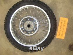 2005 Honda Crf450r 450 Oem Rear Wheel Rim Tire 2.15 19 Disc Rotor Complete 02-08