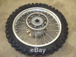 2005 Honda Crf450r 450 Oem Rear Wheel Rim Tire 2.15 19 Disc Rotor Complete 02-08