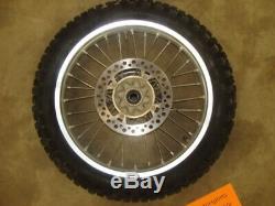 2005 Honda Crf450r 450 Oem Rear Wheel Rim Tire 2.15 19 Disc Rotor Complete 02-08