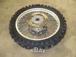 2005 Honda Crf450r 450 Oem Rear Wheel Rim Tire 2.15 19 Disc Rotor Complete 02-08