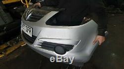 2007 Vauxhall Opel Corsa 3 Door D Silver Z157 Front Bumper + Grill Complete