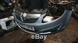 2007 Vauxhall Opel Corsa 3 Door D Silver Z157 Front Bumper + Grill Complete