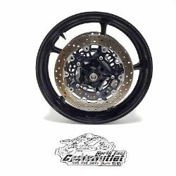 2008 08-16 YZFR6 YZF R6 R6R COMPLETE OEM FRONT WHEEL RIM BRAKE With ROTOR ROTORS