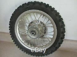 2008 KTM 50 10 FRONT WHEEL With TIRE, FRONT RIM HUB COMPLETE, 45109001444, M103