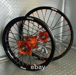 2012-2020 KTM SX 85 Motocross Wheels Rims Black Orange Complete 16/19 SX85 TC85