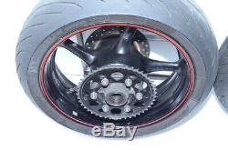 2012 Yamaha YZF R6 YZF-R6 OEM Complete Front & Rear Wheels Rims Rotors & Hub
