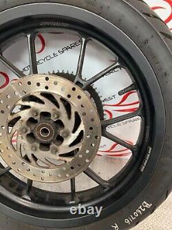 2015 Aprilia Rs4 125 Front Wheel Rim & Tyre Complete Bk418b