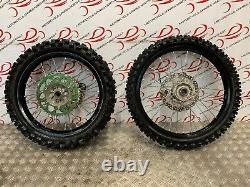 2015 Kawasaki Kx450f Wheels 19'' And 21'' Kx 450 Takasago Rims Complete Bk006