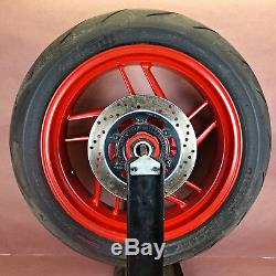 2016-2018 Ducati 959 Panigale COMPLETE REAR RIM WHEEL PIRELLI TIRE B121P56