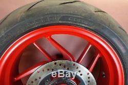 2016-2018 Ducati 959 Panigale COMPLETE REAR RIM WHEEL PIRELLI TIRE B121P56