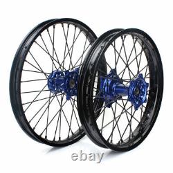 21 & 19 Complete Front Rear Wheels Rim Hubs for Yamaha YZ 125 YZ250 1992-2006