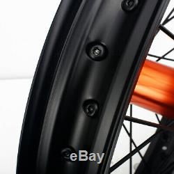 21 + 19 Complete Wheels Rims Brake Discs For KTM 125-530 EXC SX MXC SXS XC-F