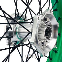 21 19 MX Complete Wheels Rims Hubs For Kawasaki KX250F KX450F 06-18 KX 125 250