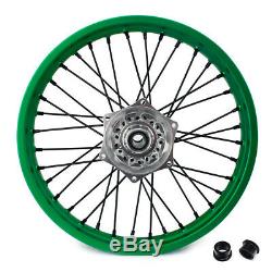 21 19 MX Complete Wheels Rims Hubs For Kawasaki KX250F KX450F 06-18 KX 125 250