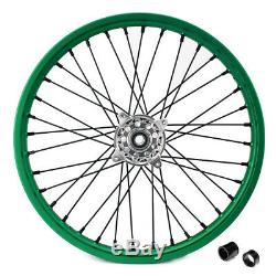 21 19 MX Complete Wheels Rims Hubs For Kawasaki KX250F KX450F 06-18 KX 125 250