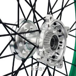 21 19 MX Complete Wheels Rims Hubs For Kawasaki KX250F KX450F 06-18 KX 125 250