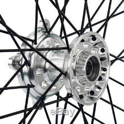 21 19 MX Complete Wheels Rims Hubs For Kawasaki KX250F KX450F 06-18 KX 125 250