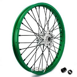 21 19 MX Complete Wheels Rims Hubs For Kawasaki KX250F KX450F 06-18 KX 125 250