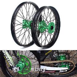 21'' 19'' Wheels Complete Set for Kawasaki KX 125 250 06-13 KX250F KX450F 06-18