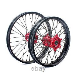 21 x 18 Complete Wheels Rim Hubs Brake Discs For Honda CRF250R CRF 450 R 15-18