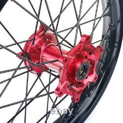 21 x 18 Complete Wheels Rim Hubs Brake Discs For Honda CRF250R CRF 450 R 15-18
