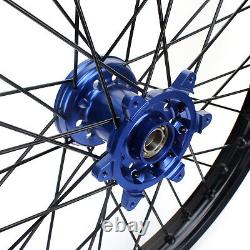 21 x 18 Complete Wheels Rim Hubs Discs For Yamaha YZF 250 YZ250F YZ450F 09-13