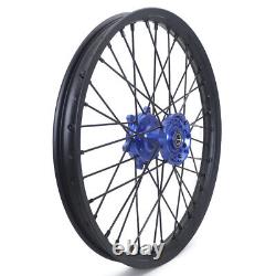 21x19 Complete Front Rear Wheels Rim Hubs for Yamaha WR250F 15-19 WR450F 12-18