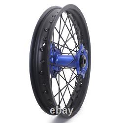 21x19 Complete Front Rear Wheels Rim Hubs for Yamaha WR250F 15-19 WR450F 12-18